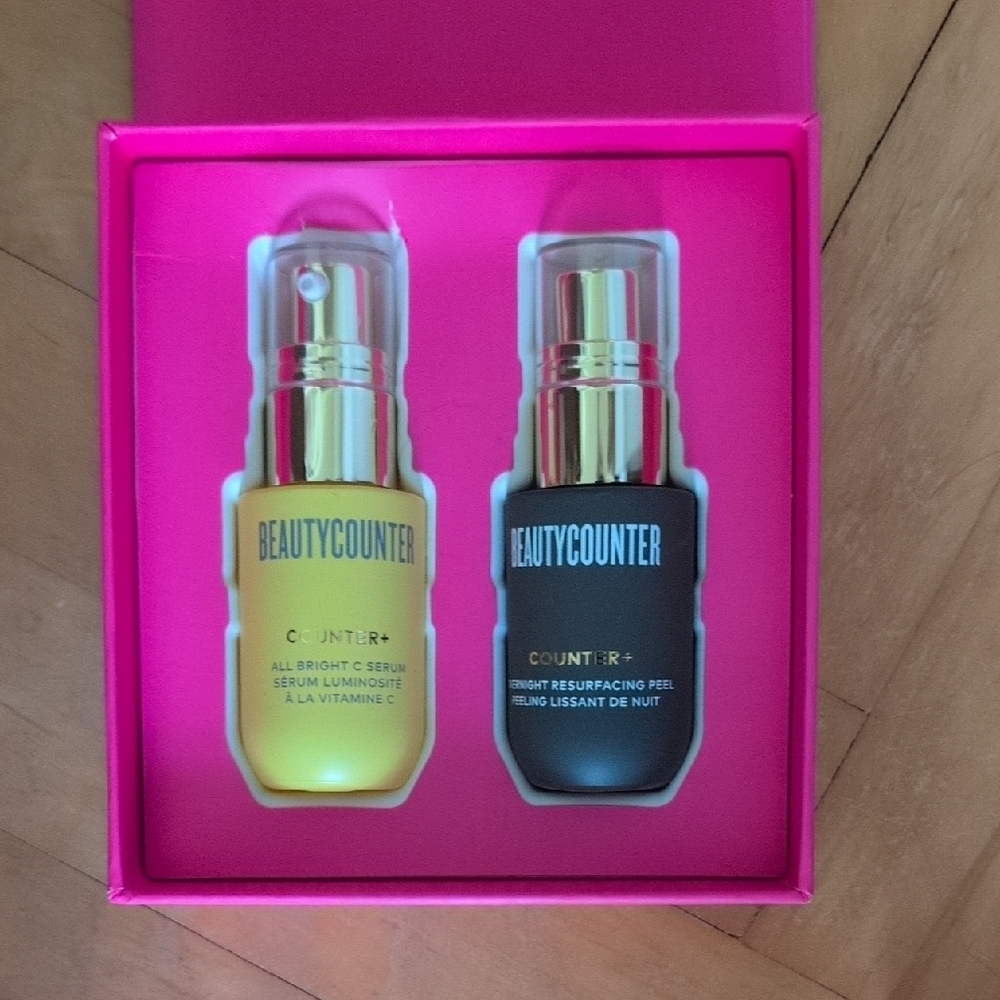 Beautycounter Vitamin C Serum & Overnight Resurfacing Peel Duo